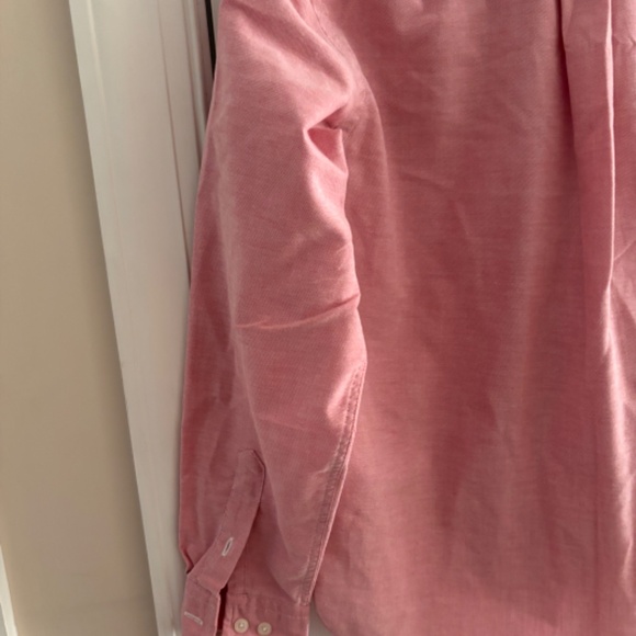 Lands End Pink Collared L/S Shirt Size Petite 6 - Picture 8 of 8